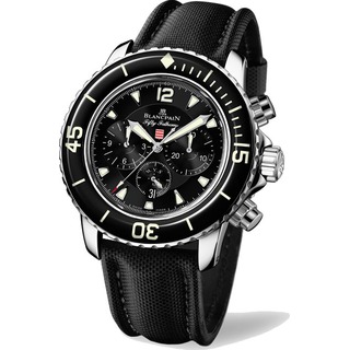 Swiss Luxury Replica Blancpain 50 Fathoms Flyback Chronograph Monaco Yacht Show Black Replica Watch